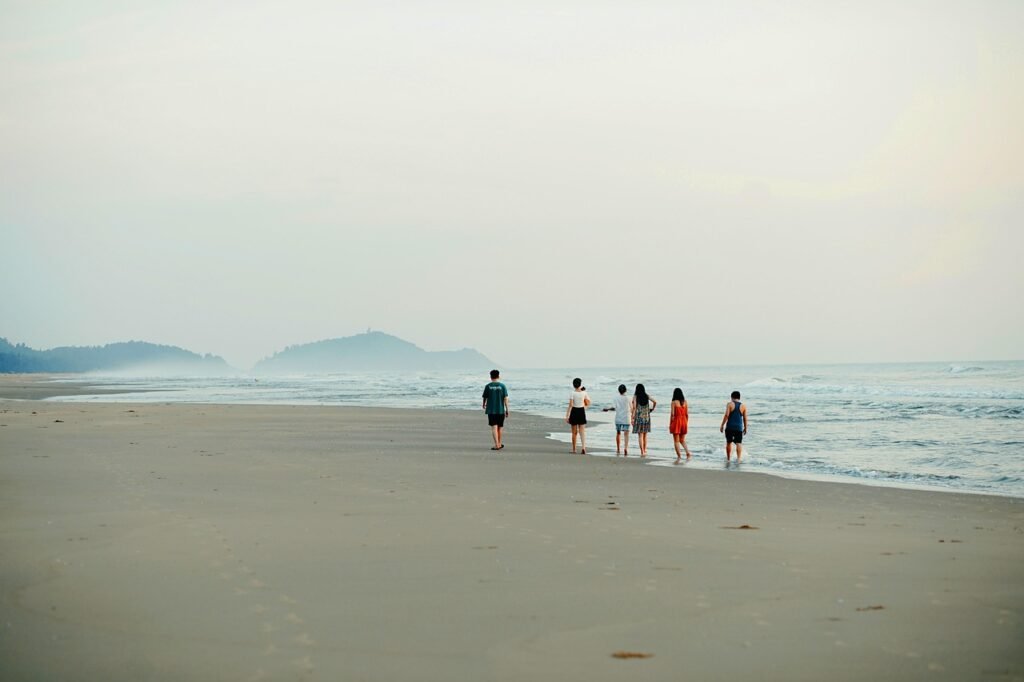 Could I Make Friends, Though I was Shy? young, sea, friend, outdoors, nature, beach, friends, people